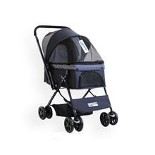 Zampa Nova 52x76.5x95 cm Lacivert Kedi ve Köpek Gezdirme Arabası