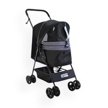 Zampa SP02XK-B 42x69x88 cm Siyah Showtime Kedi ve Köpek Arabası