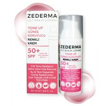 Zederma Tone Up SPF50 50 ml Güneş Koruyucu Renkli Krem