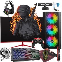 Zeiron AFX45 Ryzen 5 3600 32GB RAM 500GB HDD + 256GB SSD RX 550 23.8 inç Curved Oyun Bilgisayarı