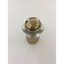 ZEMINE YERE MONTE KAPI STOPERI PARLAK SARI 5 CM.
