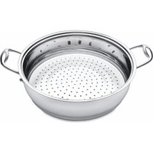 Zeno 18/10 Paslanmaz Çelik Buharda Pişirici Süzgeç 28 cm
