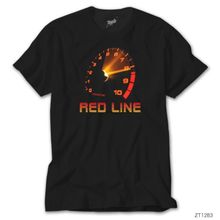 Zepplin Red Line Siyah T-Shirt