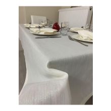 Zeren Home Simli Dertsiz Bej 140x200 cm Masa Örtüsü