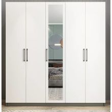Zerka Concept Kristal 5 Kapaklı Fb Dolap Gardırop