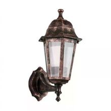 Zerpa Aydınlatma 20 cm x 37 cm Dekoratif Optik Altıgen Bakır Duvar Armatür Aplik