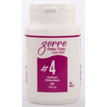 Zerre Doku Tuzu Schüssler No:4 Kalium Chloratum 400 Tablet
