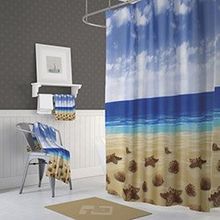 Zethome 10019 Jackline Çift Kanat Banyo Perdesi