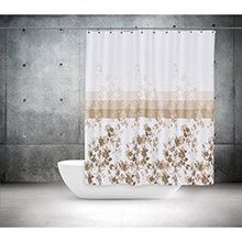 Zethome 4131 Tropik Çift Kanat Banyo Perdesi