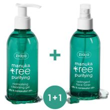 Ziaja Manuka Ağacı Özlü 200 ml Tonik + 200 ml Jel Akne Karşıtı 1+1 Set
