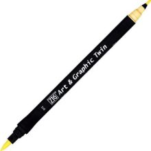 Zig Art Graphic Twin Marker 13 Pale Yellow Çizim Kalemi