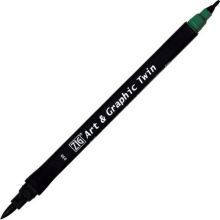 Zig Art Graphic Twin Marker 38 Marine Green Çizim Kalemi