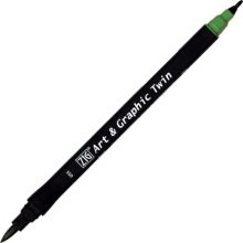 Zig Art Graphic Twin Marker 55 Deep Green Çizim Kalemi