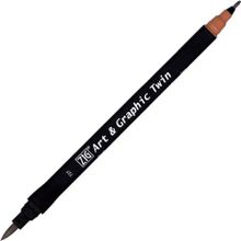 Zig Art Graphic Twin Marker 727 D.Reddish Brown Çizim Kalemi