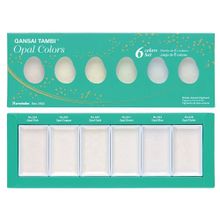 Zig Gansai Tambi Opal MC20OC6V Inci Ve Sedef 6 Renk Sulu Boya Seti