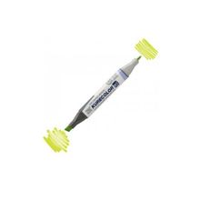 Zig KC-3000N 124 Yellow Green Kurecolor Twin Marker Kalem