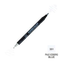Zig Kurecolor Mangaka Fine & Brush CNKC-2200 351 Pale İceberg Blue Çift Taraflı Markör Kalem