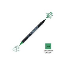 Zig Kurecolor Mangaka Fine & Brush CNKC-2200 553 Emerald Green Çift Taraflı Markör Kalem