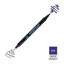 Zig Kurecolor Mangaka Fine & Brush CNKC-2200 609 Deep Violet Çift Taraflı Markör Kalem