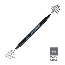 Zig Kurecolor Mangaka Fine & Brush CNKC-2200 805 Dark Gray Çift Taraflı Markör Kalem