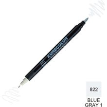 Zig Kurecolor Mangaka Fine & Brush CNKC-2200 822 Blue Gray 1 Çift Taraflı Markör Kalem