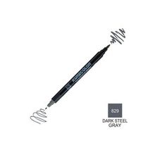 Zig Kurecolor Mangaka Fine & Brush CNKC-2200 829 Dark Steel Gray Çift Taraflı Markör Kalem