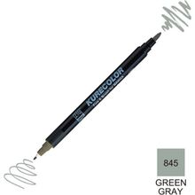 Zig Kurecolor Mangaka Fine & Brush CNKC-2200 845 Green Gray Çift Taraflı Markör Kalem