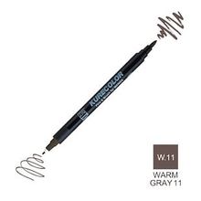 Zig Kurecolor Mangaka Fine & Brush CNKC-2200 W.11 Warm Gray 11 Çift Taraflı Markör Kalem