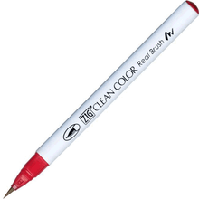 Zig RB-6000AT 029 Cer.Red Clean Color Real Brush Fırça Uçlu Kalem