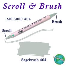 Zig Scroll Brush 404 Sagebrush Kaligrafi Kalemi