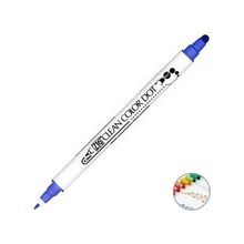 Zig TC-6100-032 Clean Color Dot Mavi Çift Taraflı Kalem