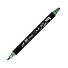 Zig TC-8100 Clean Color Dot 121 Çift Taraflı Metalik Yeşil Kalem