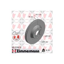 Zimmermann Fren Diski Ön Audı A6-A8 2005-2011