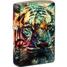 Zippo 46145 48458 Colorful Tiger Design Çakmak