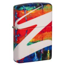 Zippo 540 White Matte Dippy Z Design Classic Çakmak