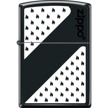 Zippo Black And White Design Çakmak