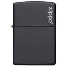 Zippo Orijinal Black Matte Logolu 218ZL Çakmak