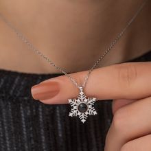 ziu 925 Ayar 100 Dilde Seni Seviyorum Kartanesi Kadın Gümüş Kolye