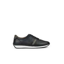 Ziya 1311002 060 Siyah Hakiki Deri Erkek Sneaker Ayakkabı