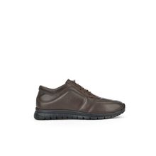 Ziya 143992ZSP200 Hakiki Deri Kahve Kadın Sneaker