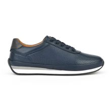 Ziya 1511002Z063 Lacivert Hakiki Deri Erkek Sneaker Ayakkabı