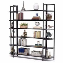 Zizuva 165x30x180 cm Siyah Modeli Modern Kitaplık