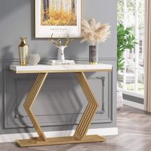 Zizuva 90x110x30 cm Gold Konsol