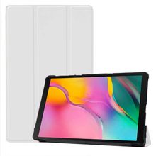 Zore Apple iPad 10.2 2021 9. Nesil Uyumlu Beyaz Smart Cover Standlı 1-1 Kılıf