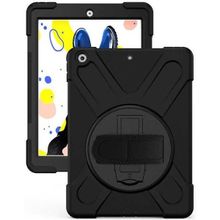 Zore Apple iPad 10.2 8. Nesil Defender Standlı Koruyucu - Siyah Kılıf
