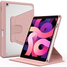 Zore Apple iPad 10.2 8. Nesil Nayn Dönebilen Standlı - Pembe Kılıf