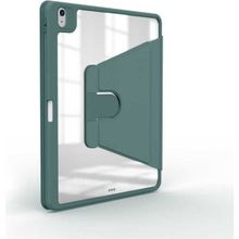 Zore Apple iPad 10.9 2022 10. Nesil Uyumlu Koyu Yeşil Nayn Dönebilen Standlı Kılıf