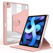 Zore Apple iPad Air 10.9 2020 4. Nesil Nayn Dönebilen Standlı - Pembe Kılıf
