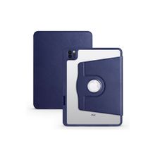 Zore Apple iPad Air 10.9 2020 4. Nesil Uyumlu Lacivert Termik Kalem Bölmeli Dönebilen Standlı Kılıf