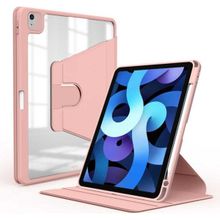 Zore Apple iPad Air 10.9 2020 4. Nesil Uyumlu Pembe Nayn Dönebilen Standlı Kılıf